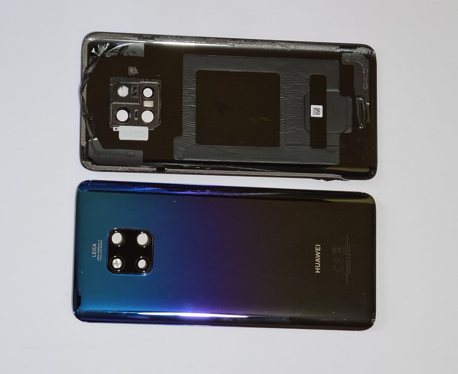 14 DAY Huawei Mate 20 Pro Back Rear Battery Cover Chassis Frame Housing Original Genuine Complete Replacement Twilight AS NEW