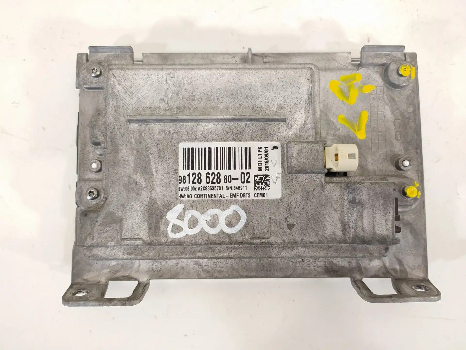 Peugeot 508 2016 - 2019 Head Unit Sat Navigation Touch Screen Digitzer Display Media Unit Continental Replacement