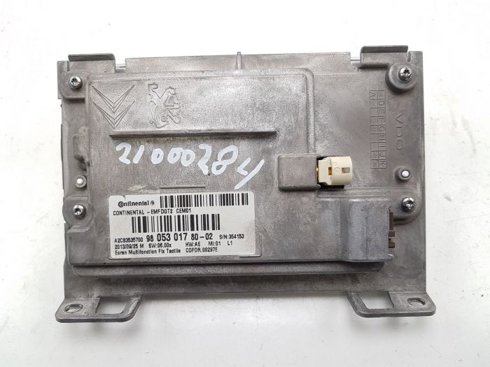 Peugeot 2008 2016 - 2019 Head Unit Sat Navigation Touch Screen Digitzer Display Media Unit Continental Replacement