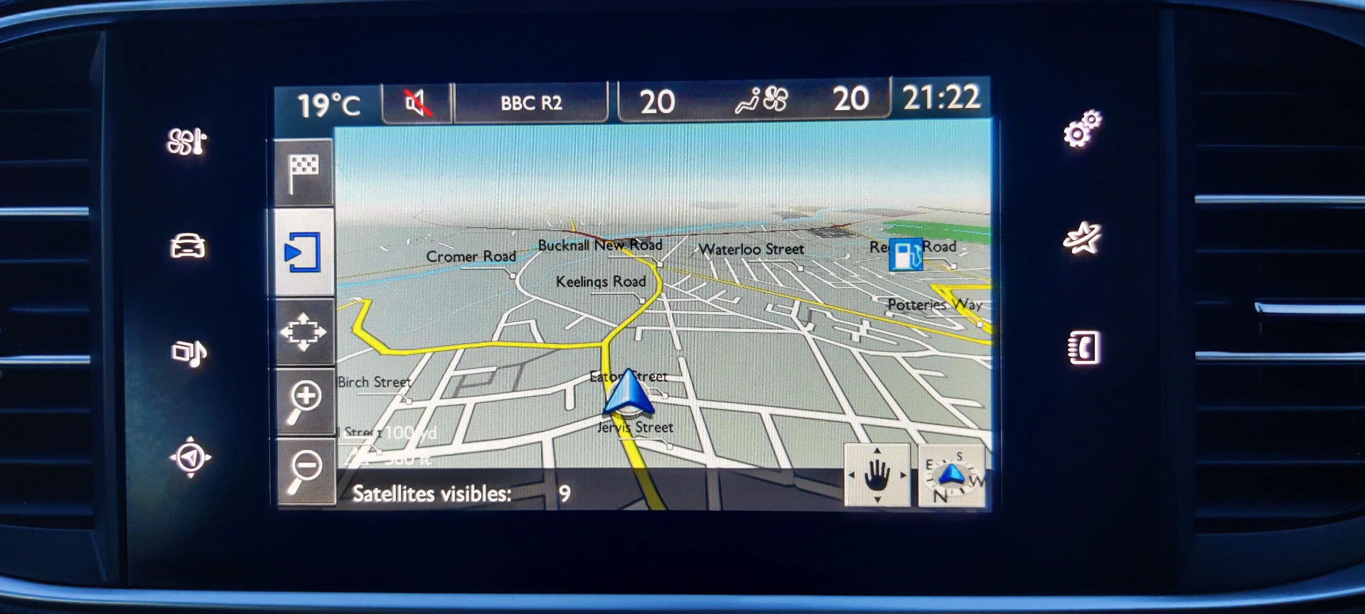 Peugeot 308 SW 2013 - 2017 Head Unit Sat Nav Screen Lcd Screen Display New Replacement