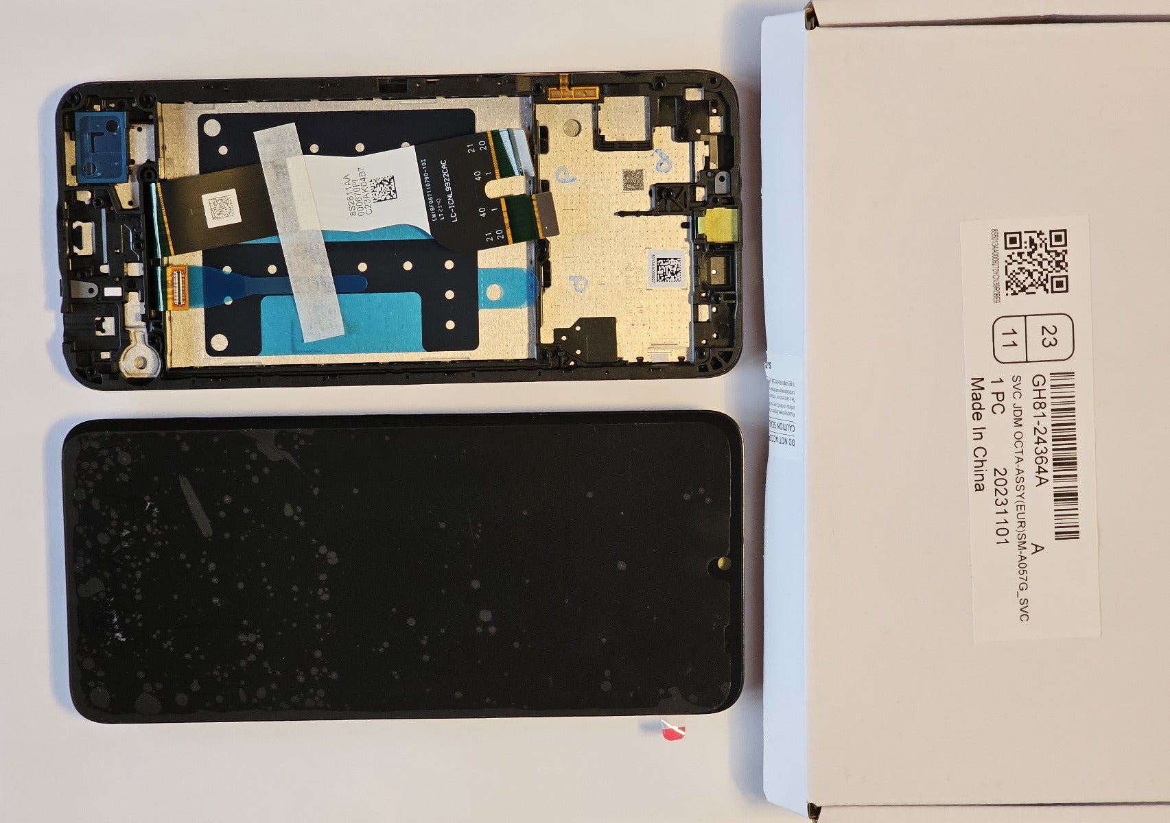 Samsung Galaxy A05s A057 EU/UK Lcd Touch Screen Display Complete Original Genuine Black Replacement
