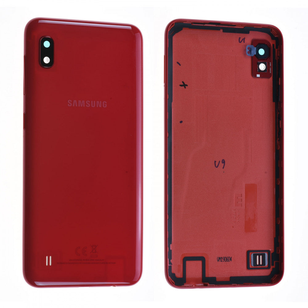 Samsung Galaxy A10 A105F Battery Cover Back Housing Fascia 100% Original Genuine From Samsung UK Red