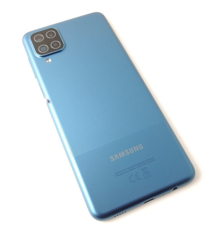 Samsung Galaxy A12 SM-A125 Battery Cover Back Housing Fascia 100% Original Genuine Phantom Blue New Replacement