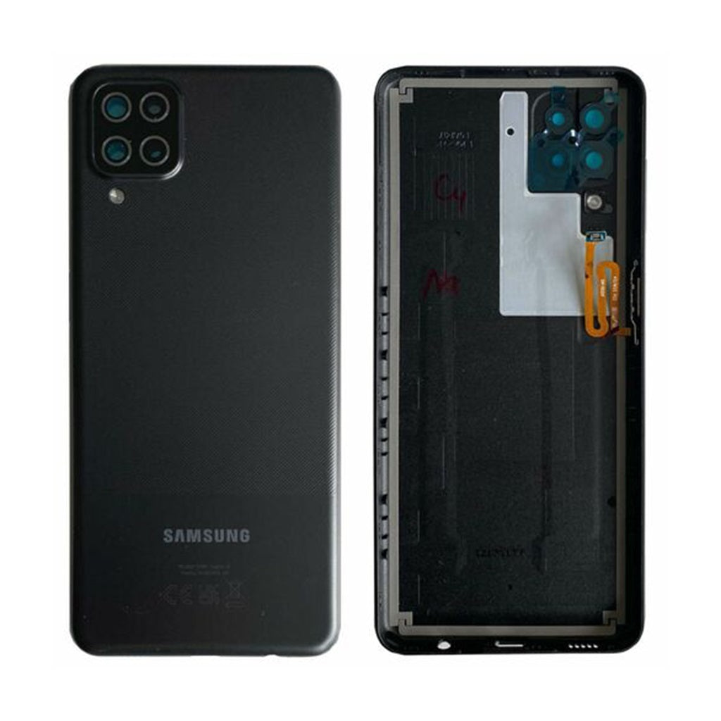 Samsung Galaxy A12 Nacho SM-A127 Battery Cover Back Housing Fascia 100% Original Genuine Black New Replacement