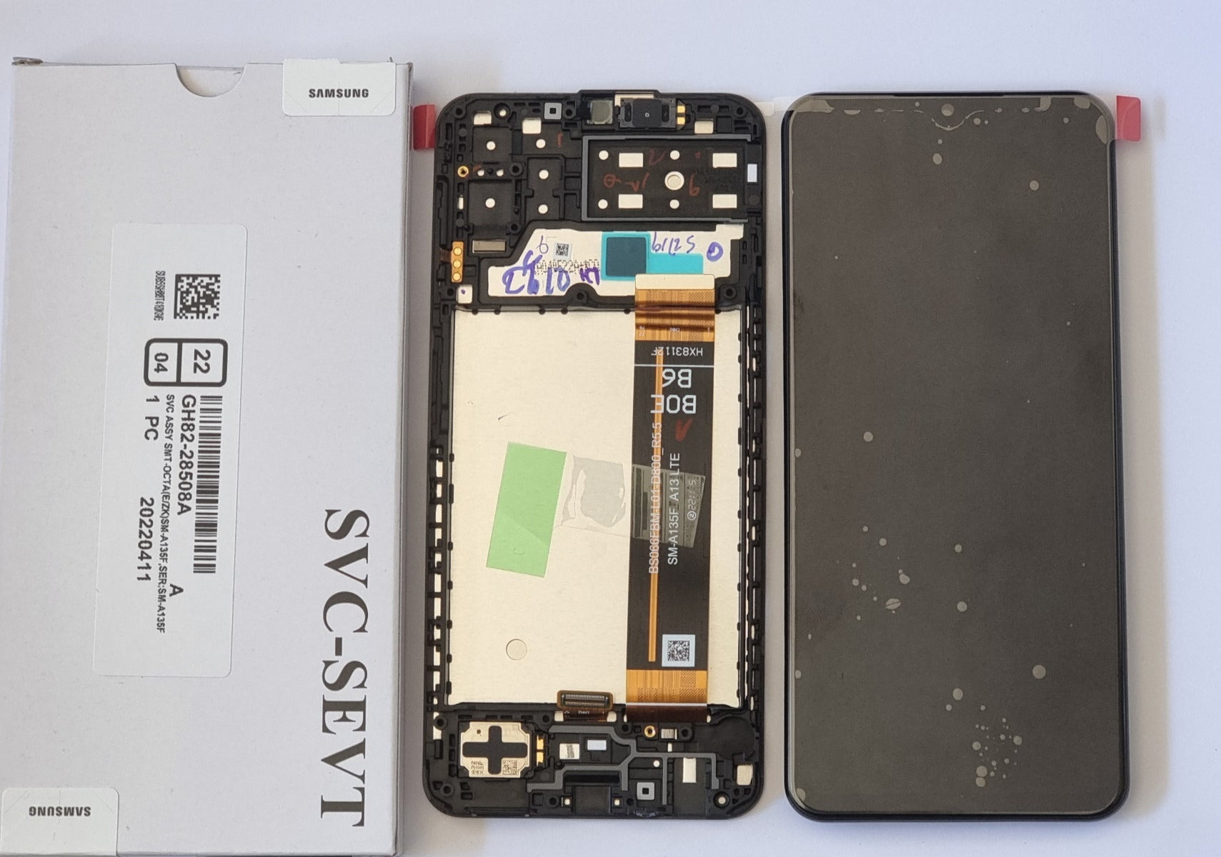Samsung Galaxy A13 A135 Lcd Touch Screen Display Complete Original Genuine Black Replacement
