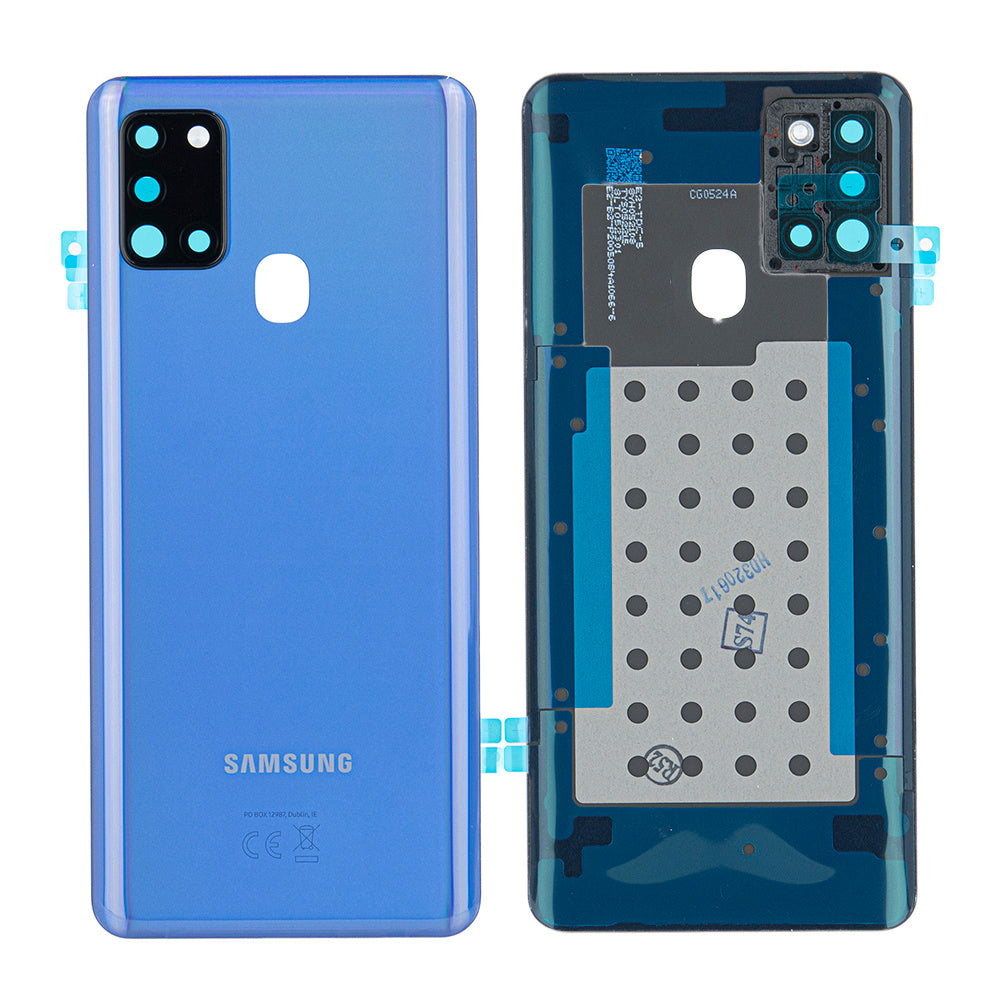 Samsung Galaxy A21s A217 Battery Cover Back Housing Fascia 100% Original Genuine From Samsung UK Blue