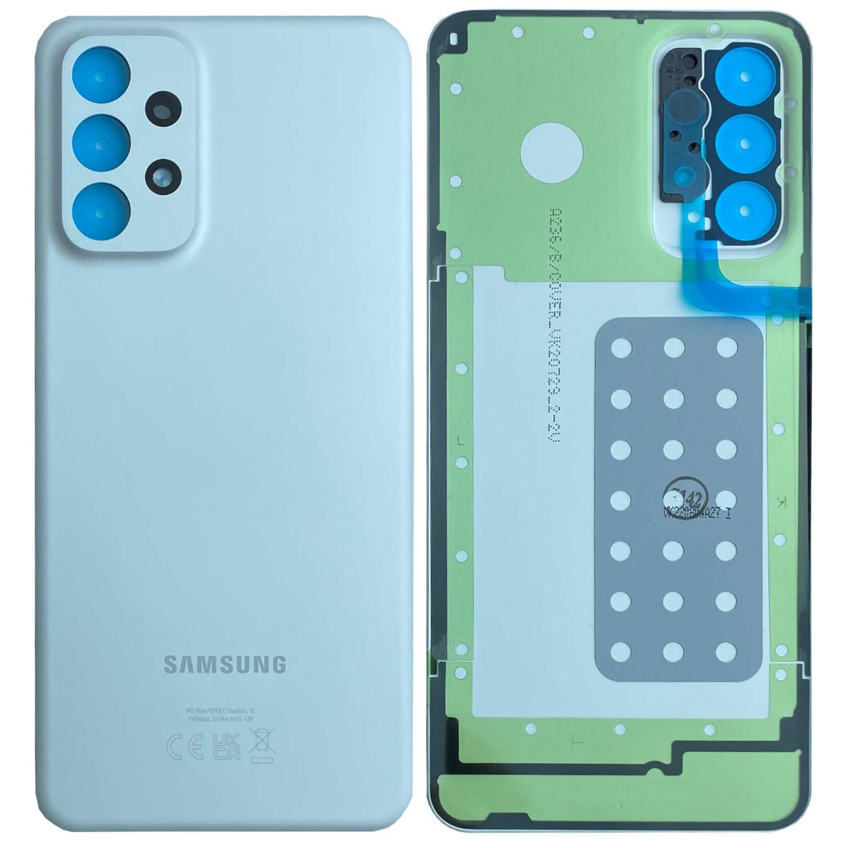 Samsung Galaxy A23 5G SM-A236 Battery Cover Back Housing Fascia 100% Original Genuine White New Replacement