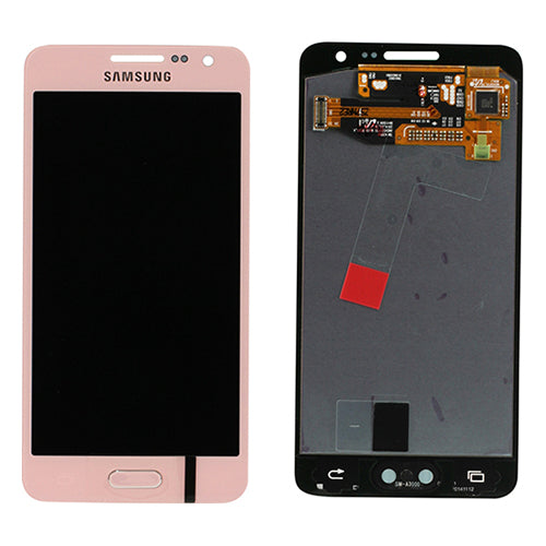 Samsung Galaxy A3 SM-A300 Lcd Touch Screen Display Complete Original Genuine Pink Replacement