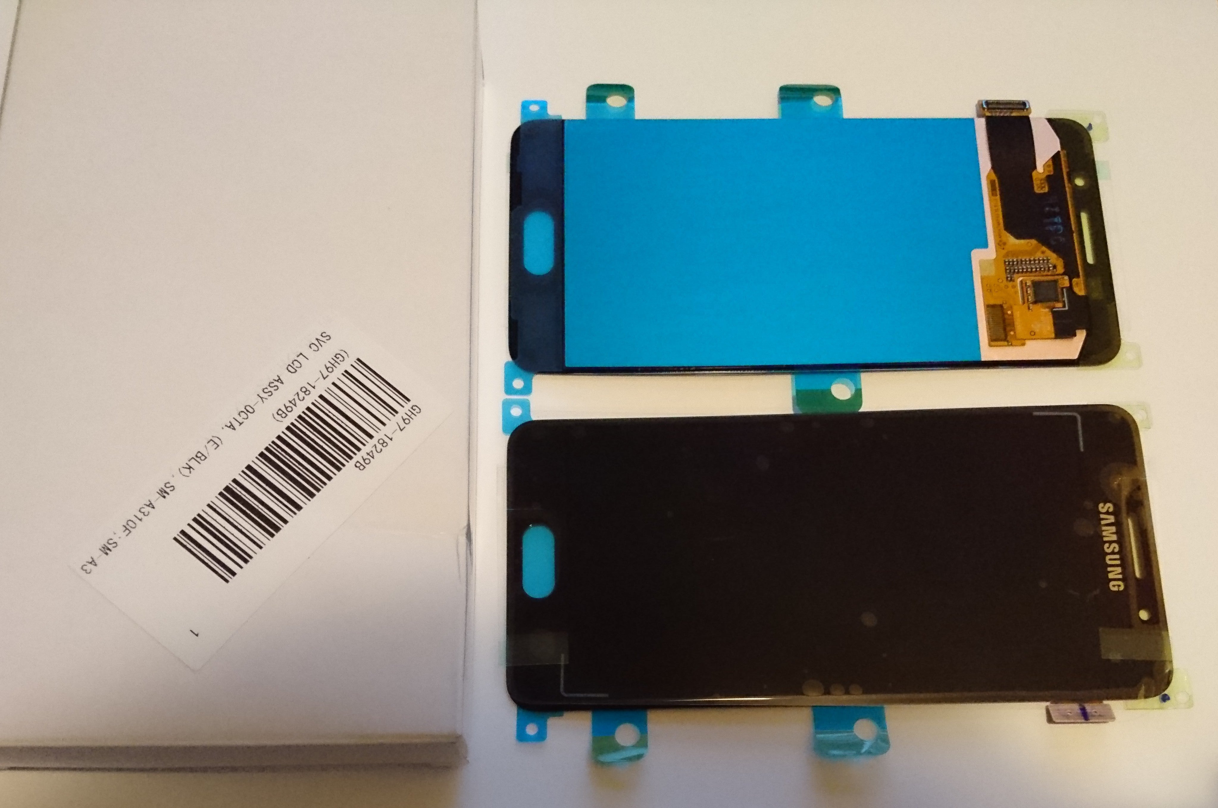 Samsung Galaxy A3 A310 2016 SM-A310F Lcd Touch Screen Display Complete Original Genuine Black Replacement