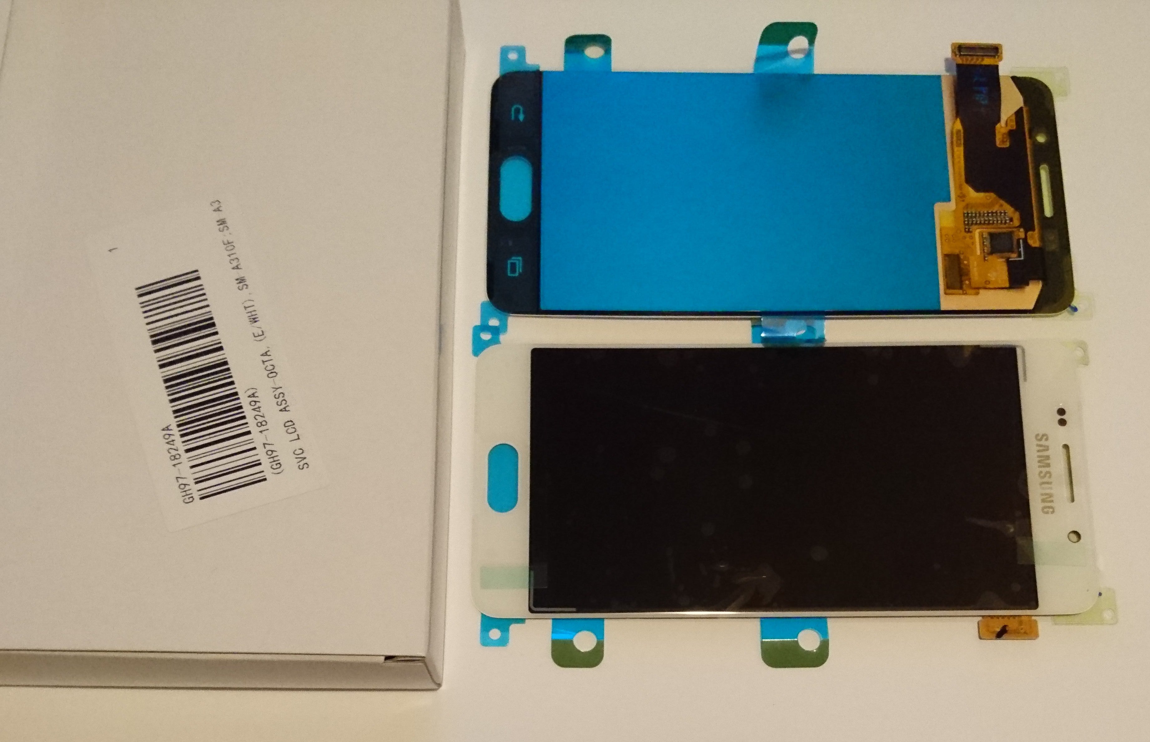 Samsung Galaxy A3 A310 2016 SM-A310F Lcd Touch Screen Display Complete Original Genuine White Replacement