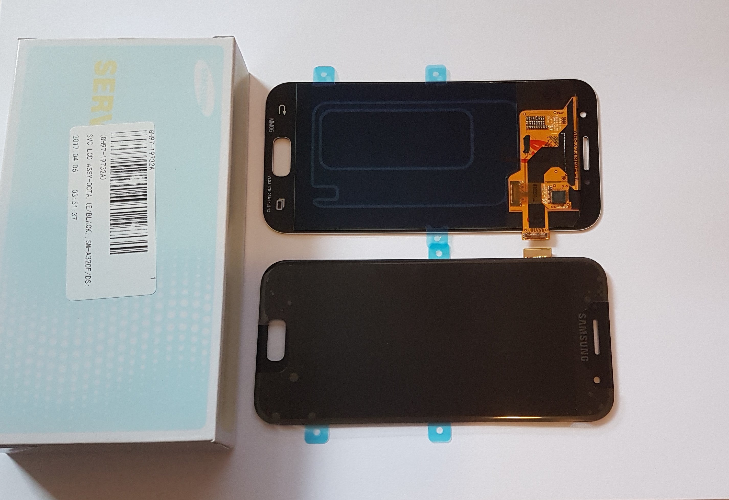 Samsung Galaxy A3 2017 SM-A320F Lcd Touch Screen Display Complete Original Genuine Black Replacement