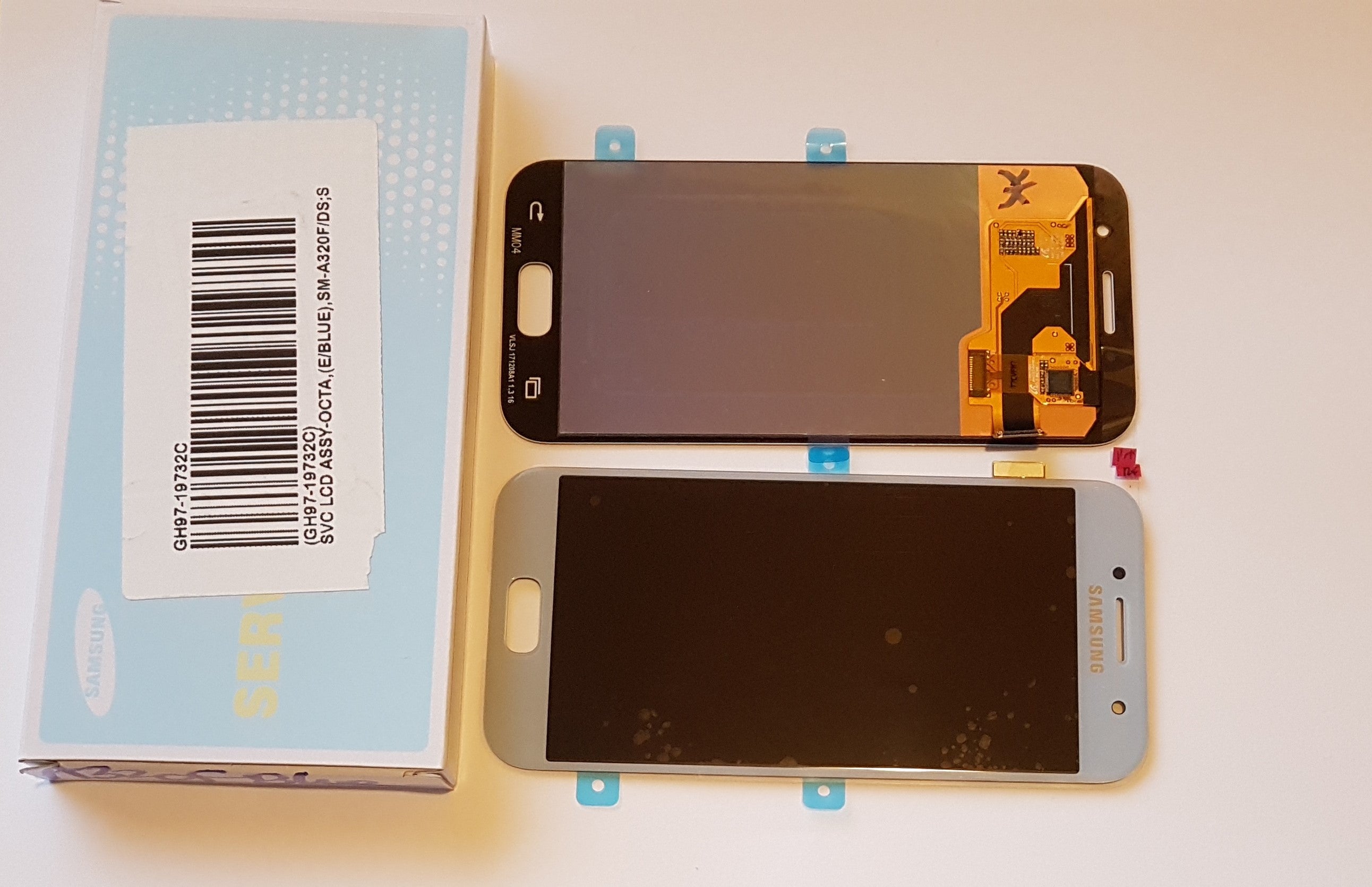 Samsung Galaxy A3 2017 SM-A320F Lcd Touch Screen Display Complete Original Genuine Blue Replacement
