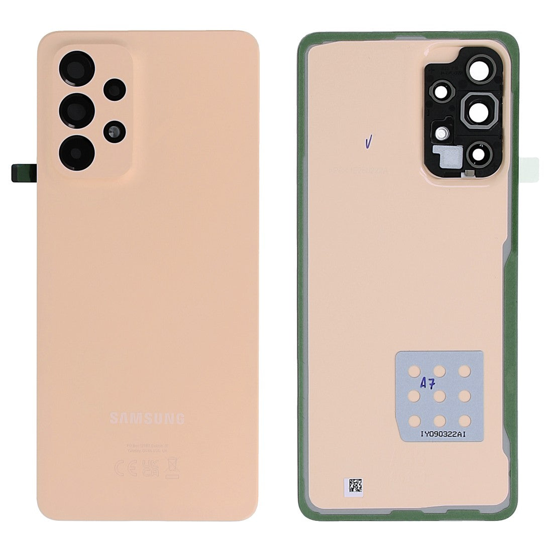Samsung Galaxy A33 A336 Battery Cover Back Housing Fascia 100% Original Genuine From Samsung UK Peach