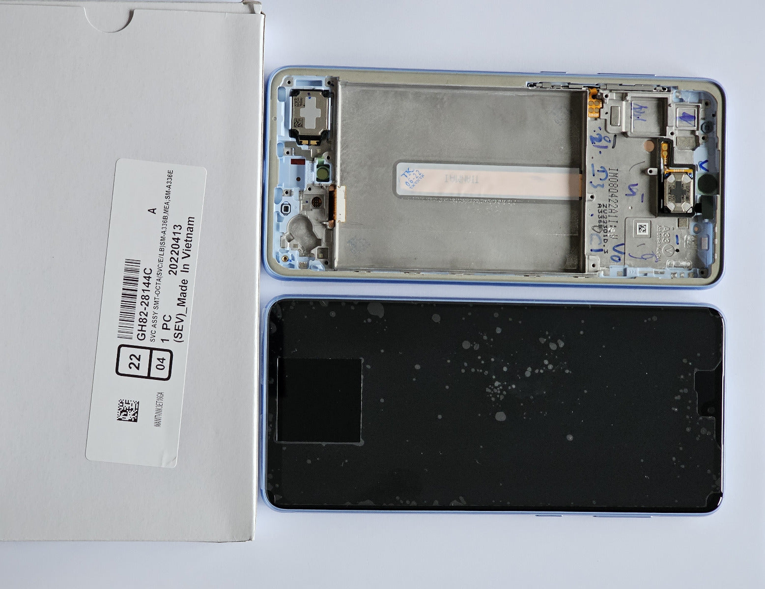 Samsung Galaxy A33 A336 5G Lcd Touch Screen Display Complete Original Genuine Blue Replacement