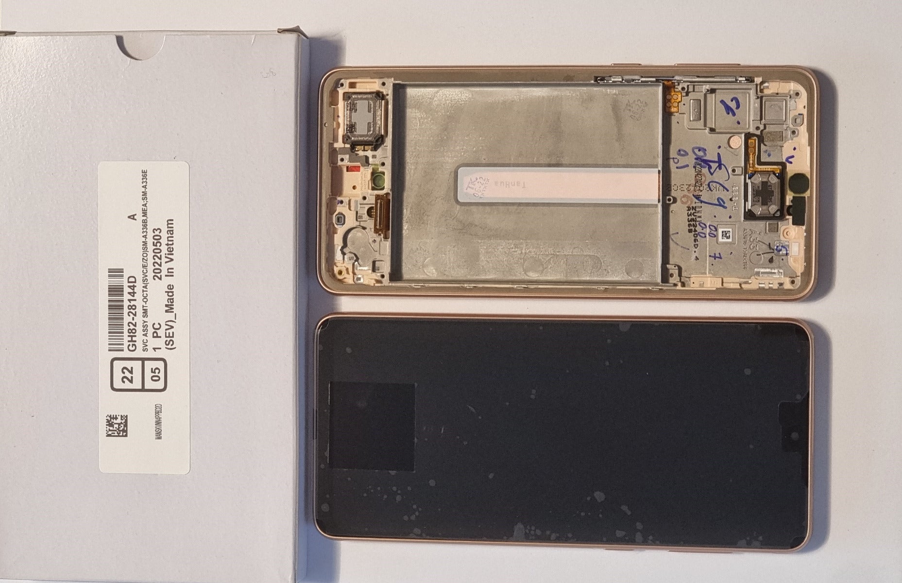 Samsung Galaxy A33 A336 5G Lcd Touch Screen Display Complete Original Genuine Peach Replacement