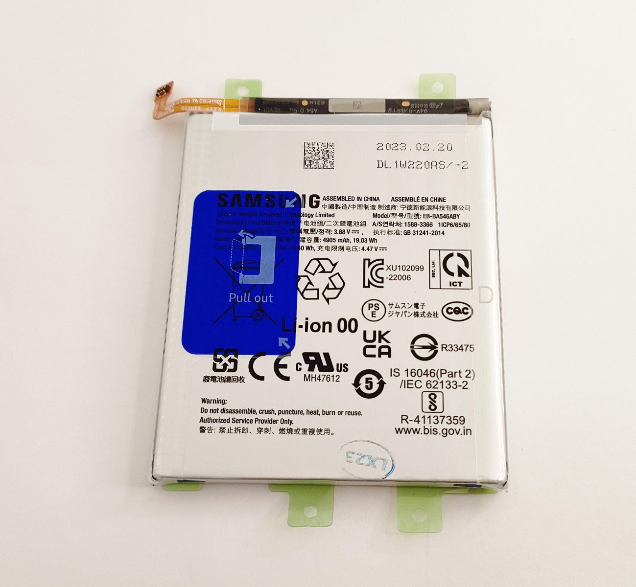 Samsung Galaxy A34 SM-A346 5G Battery EB-BA546ABY 100% Original Genuine Replacement Bought From Samsung UK Service