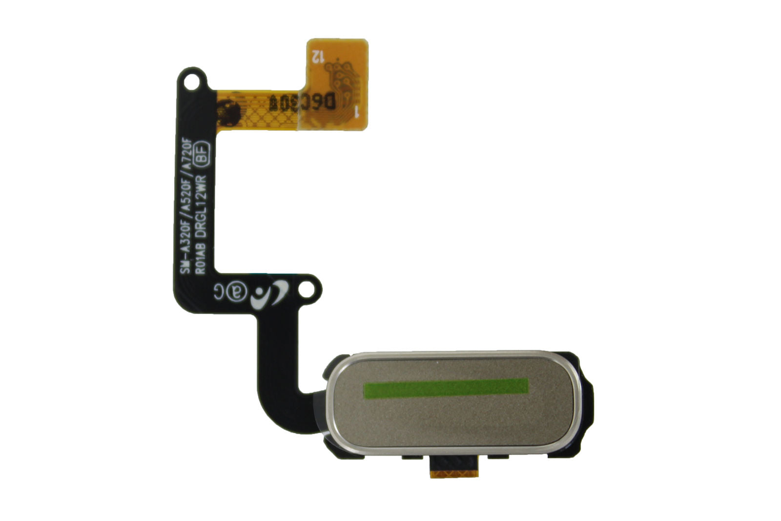 Samsung Galaxy A5 2017 A520F Home Button Switch Flex Ribbon Cable Fingerpint Reader Original Genuine Gold