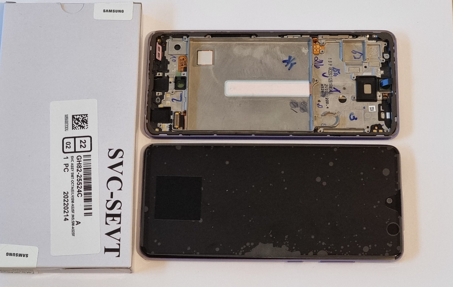 Samsung Galaxy A52 A525 A526 Lcd Touch Screen Display Complete Original Genuine Violet Replacement