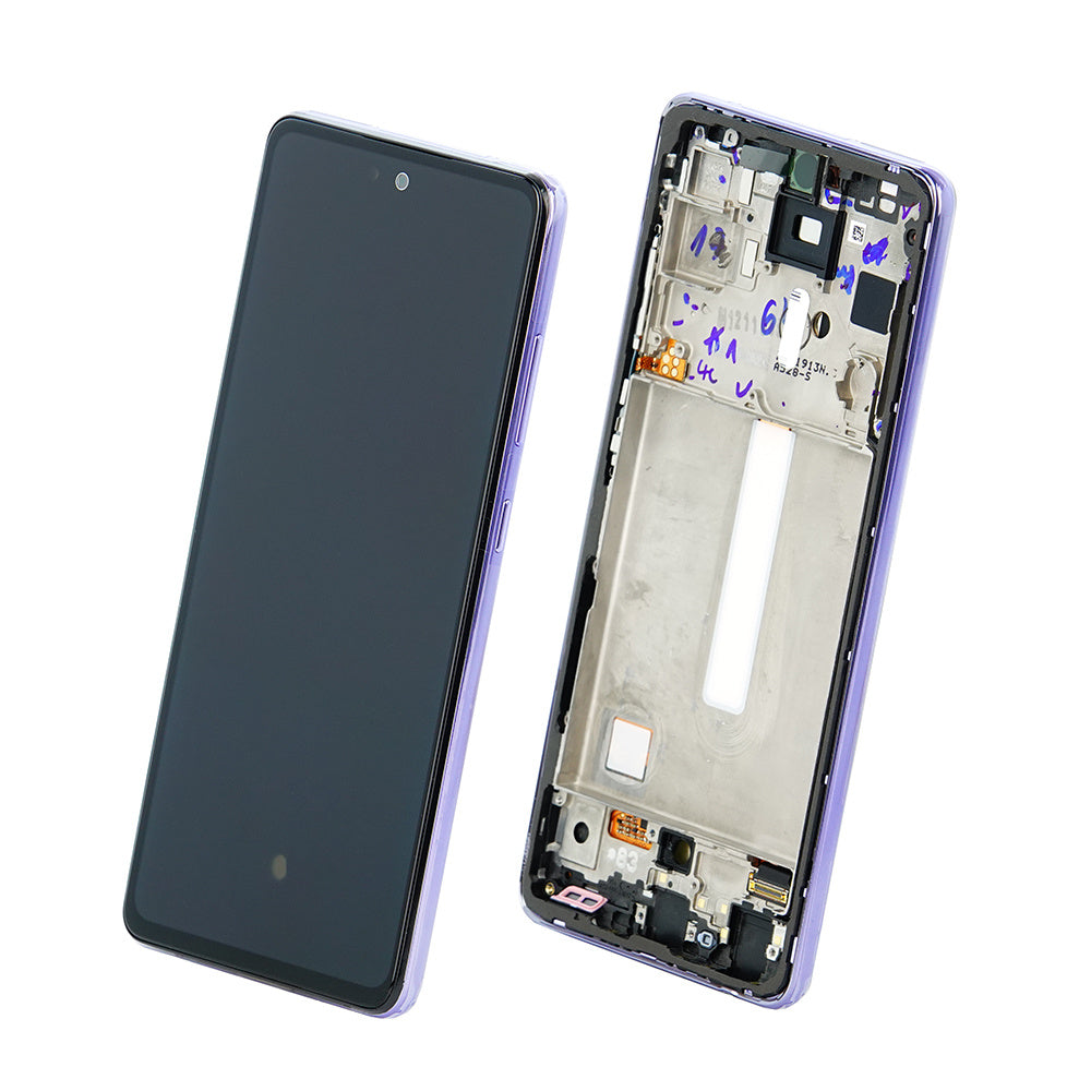 Samsung Galaxy A52s A528 5G Lcd Touch Screen Display Complete Original Genuine Violet Replacement