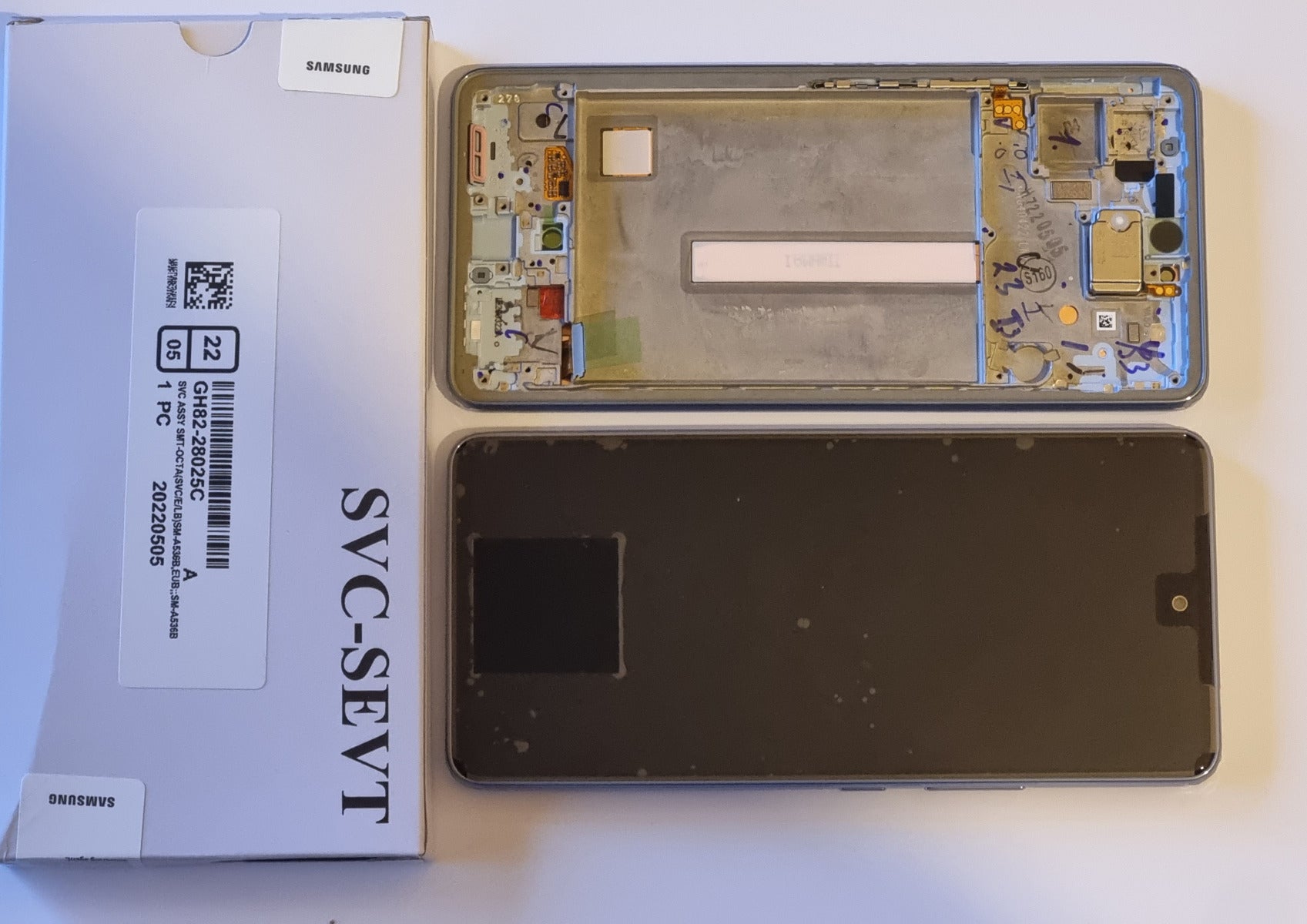 Samsung Galaxy A53 5G A536 Lcd Touch Screen Display Complete Original Genuine Blue Replacement