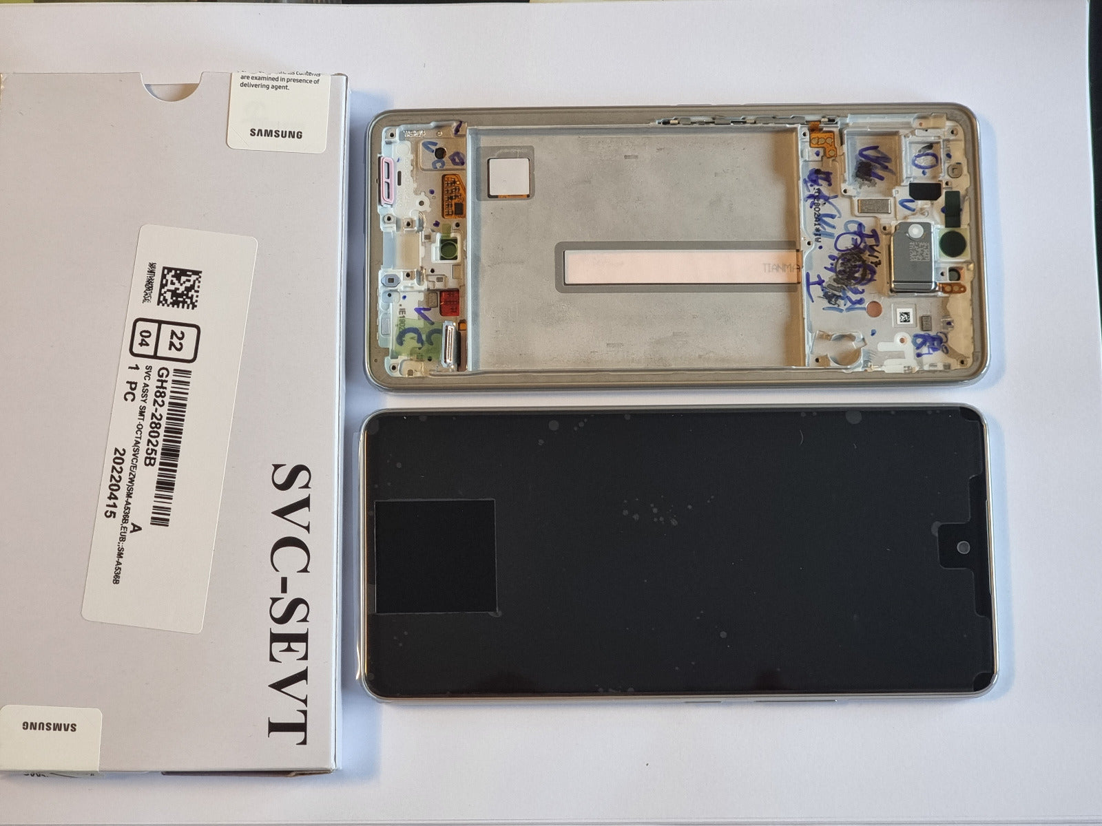Samsung Galaxy A53 5G A536 Lcd Touch Screen Display Complete Original Genuine White Replacement