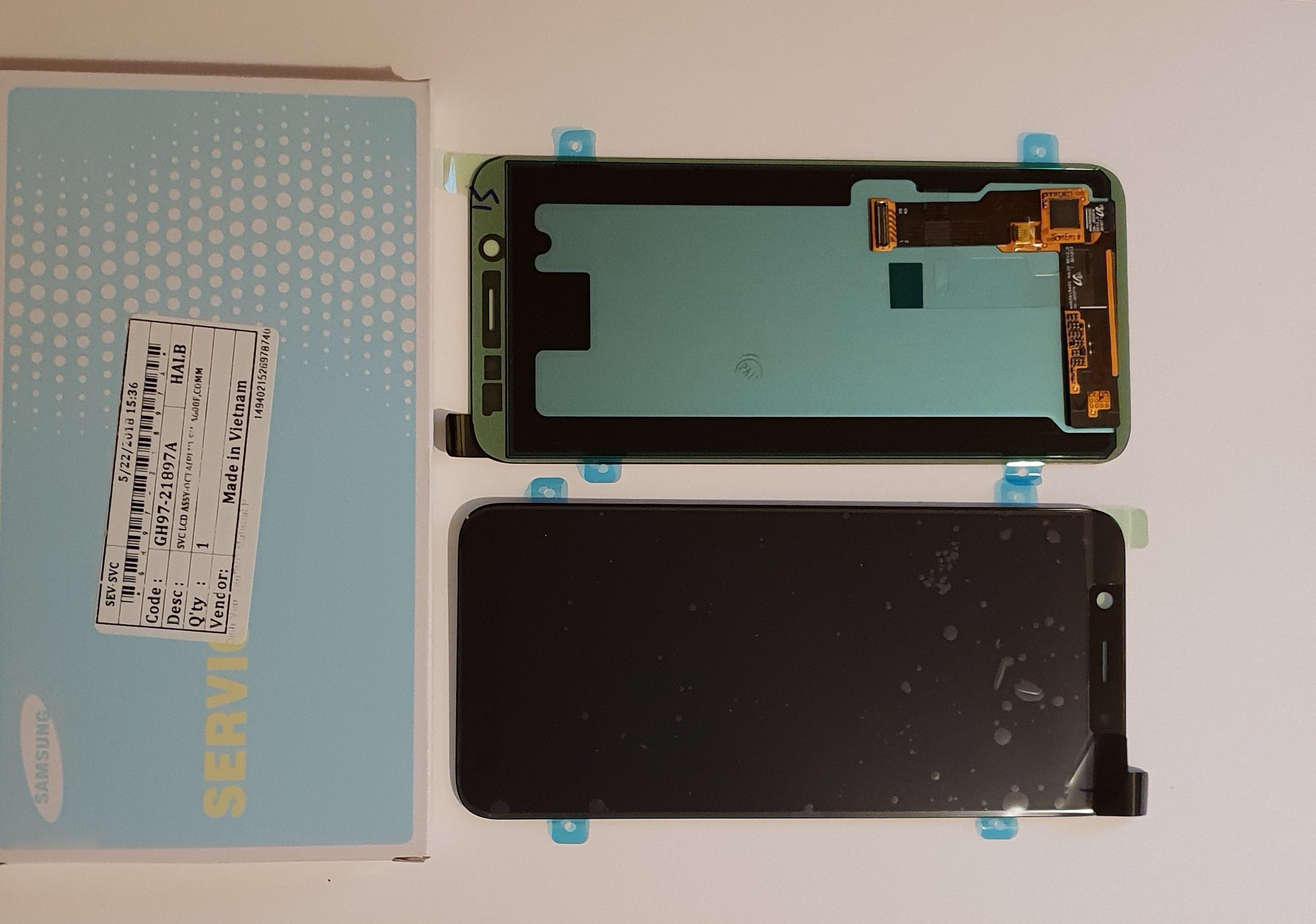 Samsung Galaxy A6 2018 SM-A600F Lcd Touch Screen Display Complete Original Genuine Black Replacement