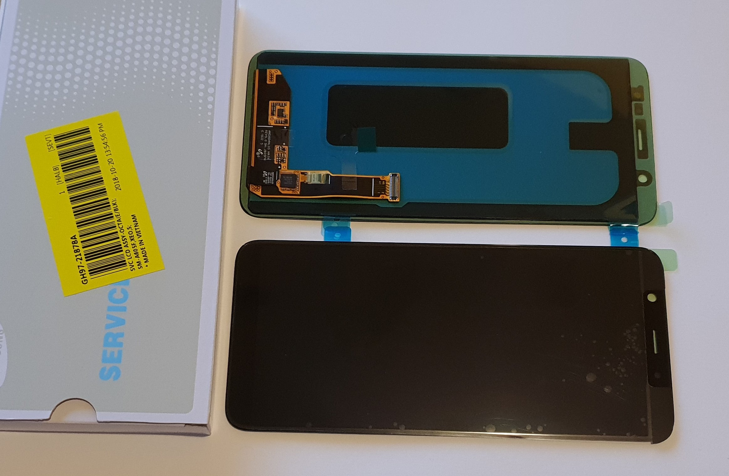 Samsung Galaxy A6+ 2018 SM-A605F Lcd Touch Screen Display Complete Original Genuine Black Replacement