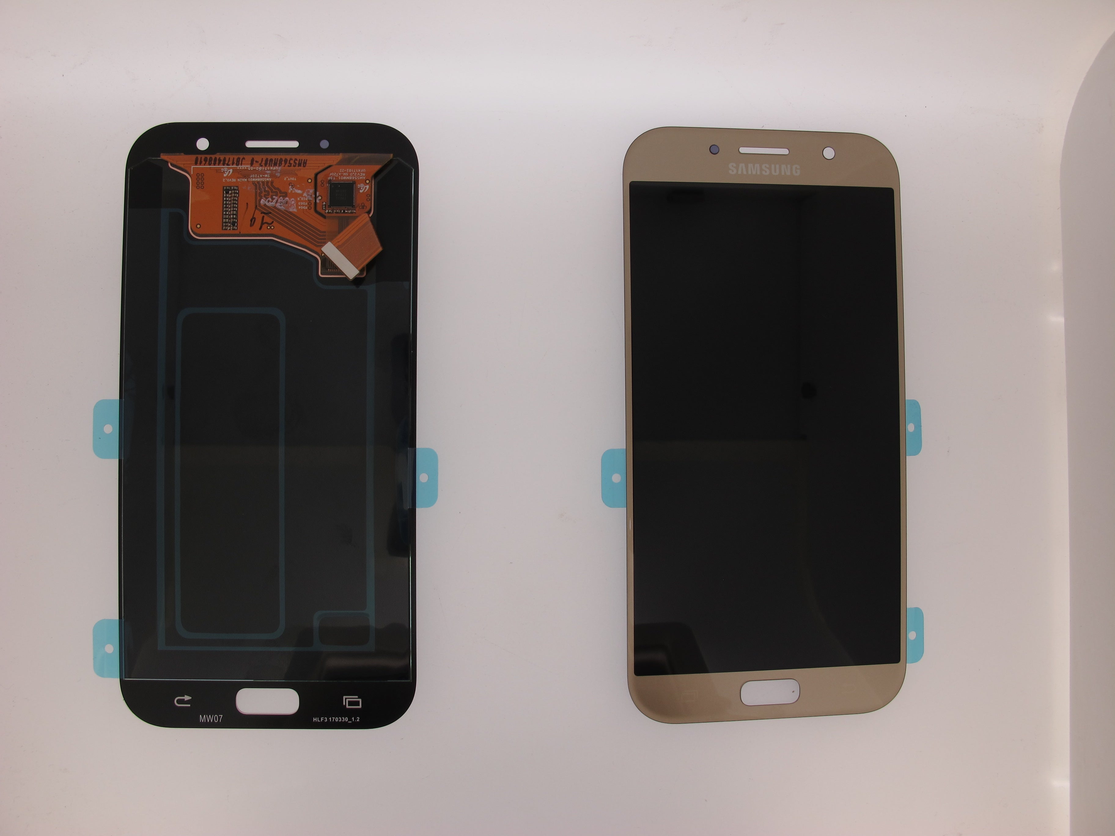 Samsung Galaxy A7 2017 SM-A720 Lcd Touch Screen Display Complete Original Genuine Gold Replacement