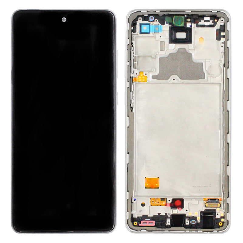 Samsung Galaxy A72 A725 Lcd Touch Screen Display Complete Original Genuine White Replacement
