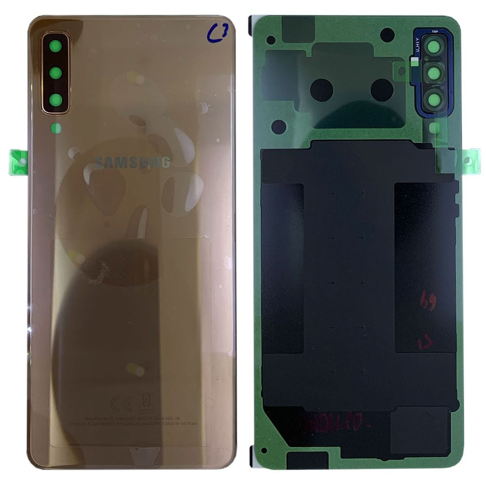 Samsung Galaxy A7 2018 A750 Battery Cover Back Housing Fascia 100% Original Genuine From Samsung UK Gold