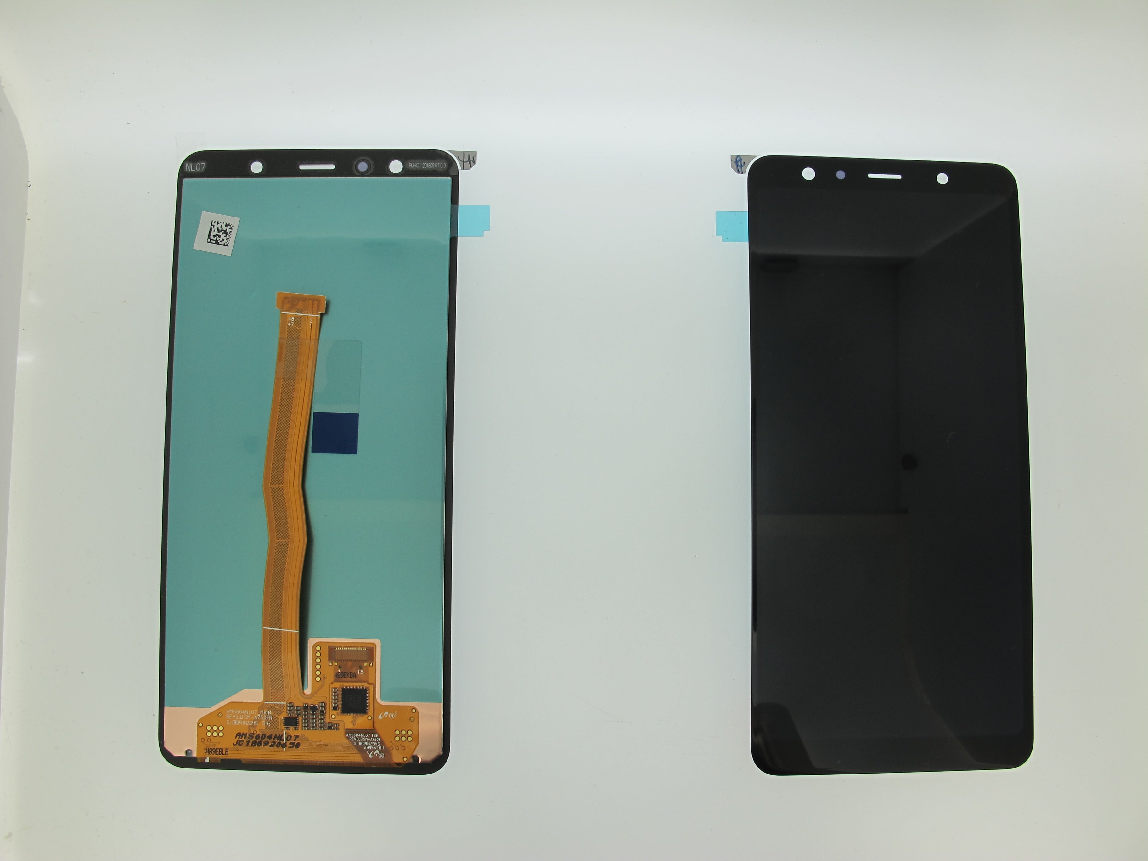 Samsung Galaxy A7 2018 A750 SM-A750F Lcd Touch Screen Display Complete Original Genuine Black Replacement