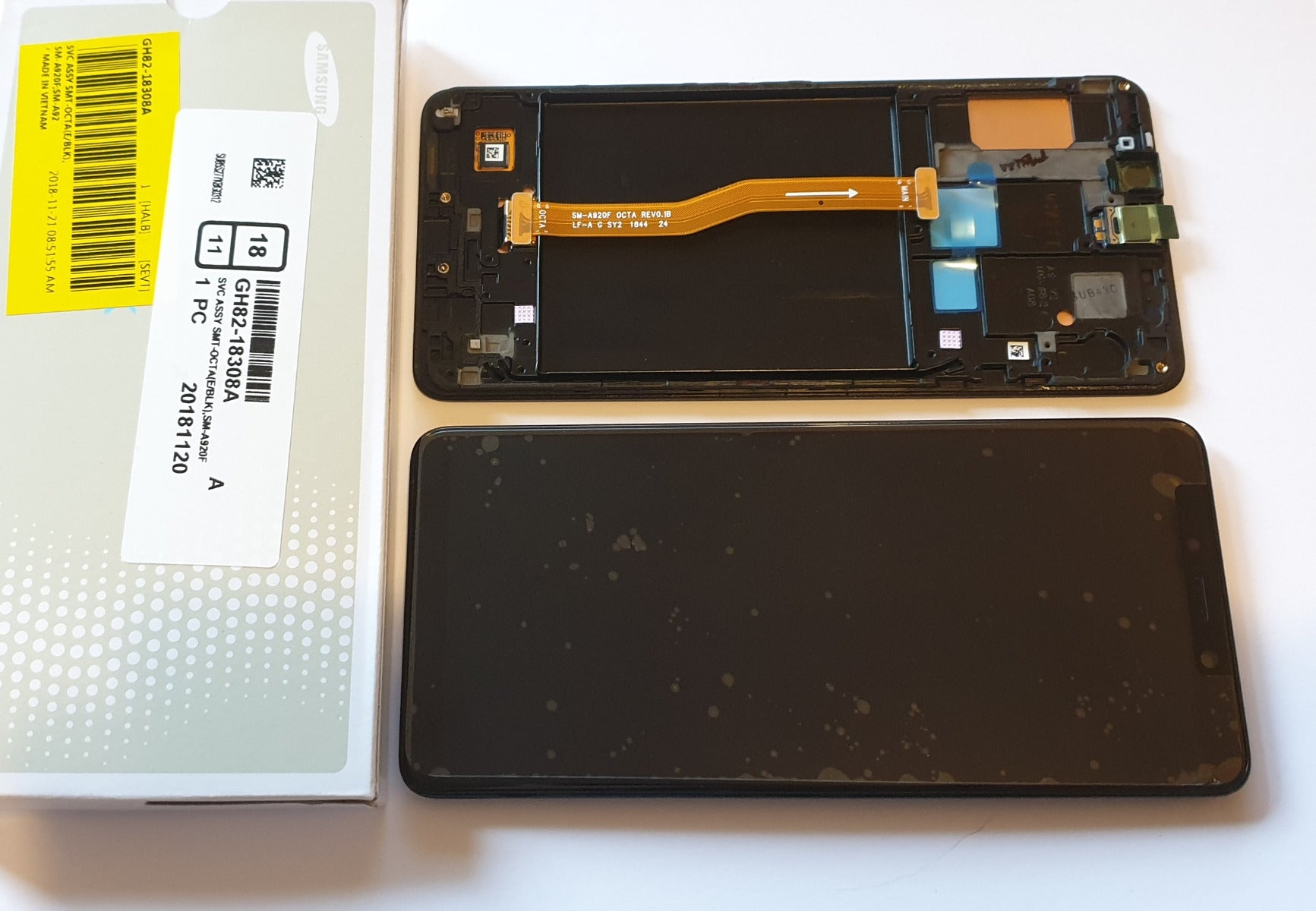 Samsung Galaxy A9 2018 A920 SM-A920F Lcd Touch Screen Display Complete Original Genuine Black Replacement