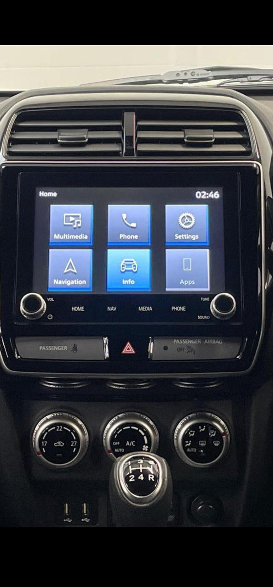 Mitsubishi ASX 2019-2022 Head Unit Sat Navigation Touch Screen Digitizer Home Nav Media Phone Replacement
