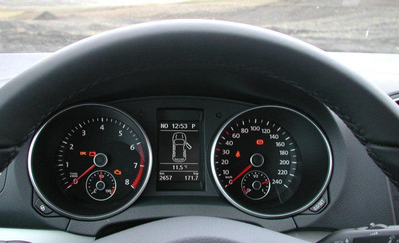 Audi Lcd Screen Display Dash Speedo Instrument Cluster Replacement L5F30709P03