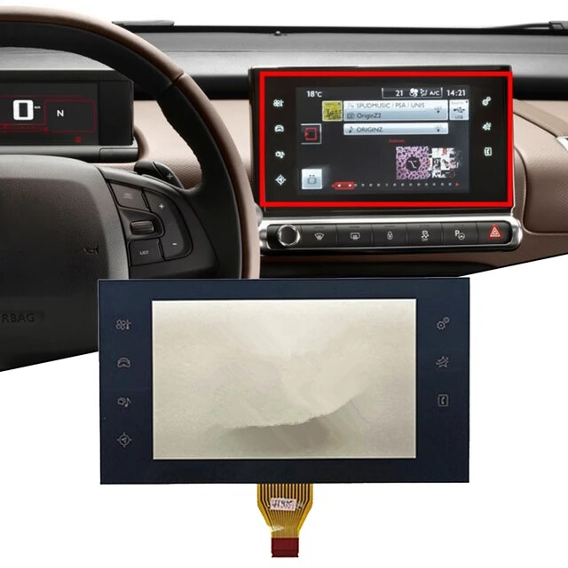 Citroen C4 Cactus 2014 - 2018 Head Unit Sat Nav Touch Screen Digitizer Display Repair Service Yorkshire