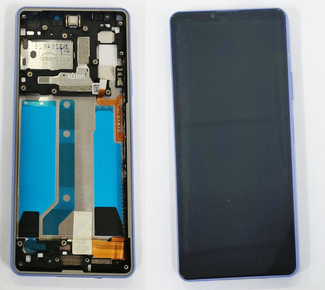 Sony XQ-CC54 Xperia 10 IV Lcd Screen Display Digitizer Touch Original Genuine Complete Lavender Purple With Frame