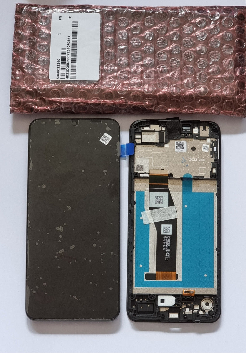 Motorola E13 XT2345 Lcd Touch Screen Display Complete Original Genuine Black Replacement