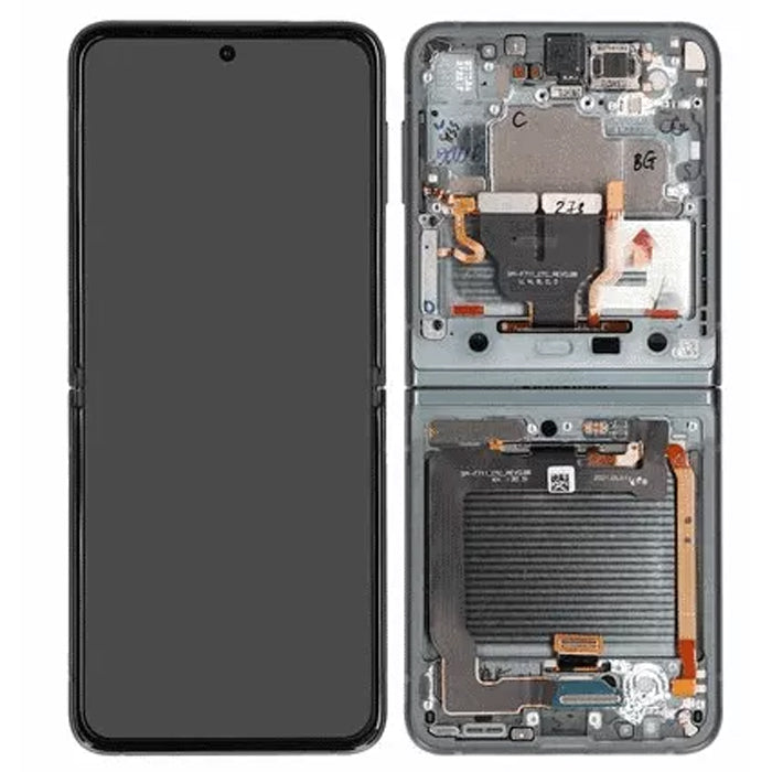 Samsung Galaxy Z Flip3 5G F711 Lcd Touch Screen Display Complete Original Genuine Green Replacement