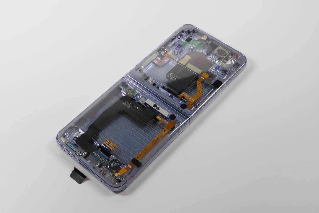 Samsung Galaxy Flip4 5G SM-F721 Lcd Touch Screen Display Complete Original Genuine Bora Purple With Frame