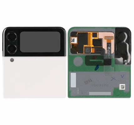 Samsung Galaxy Z Flip3 5G SM-F711 White Outer Small Front Lcd Screen Display 100% Original Genuine From Samsung