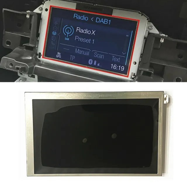 Ford 2008 - 2018 Lcd Screen Display Head Unit Sat Nav Original Replacement 5 inch MFD