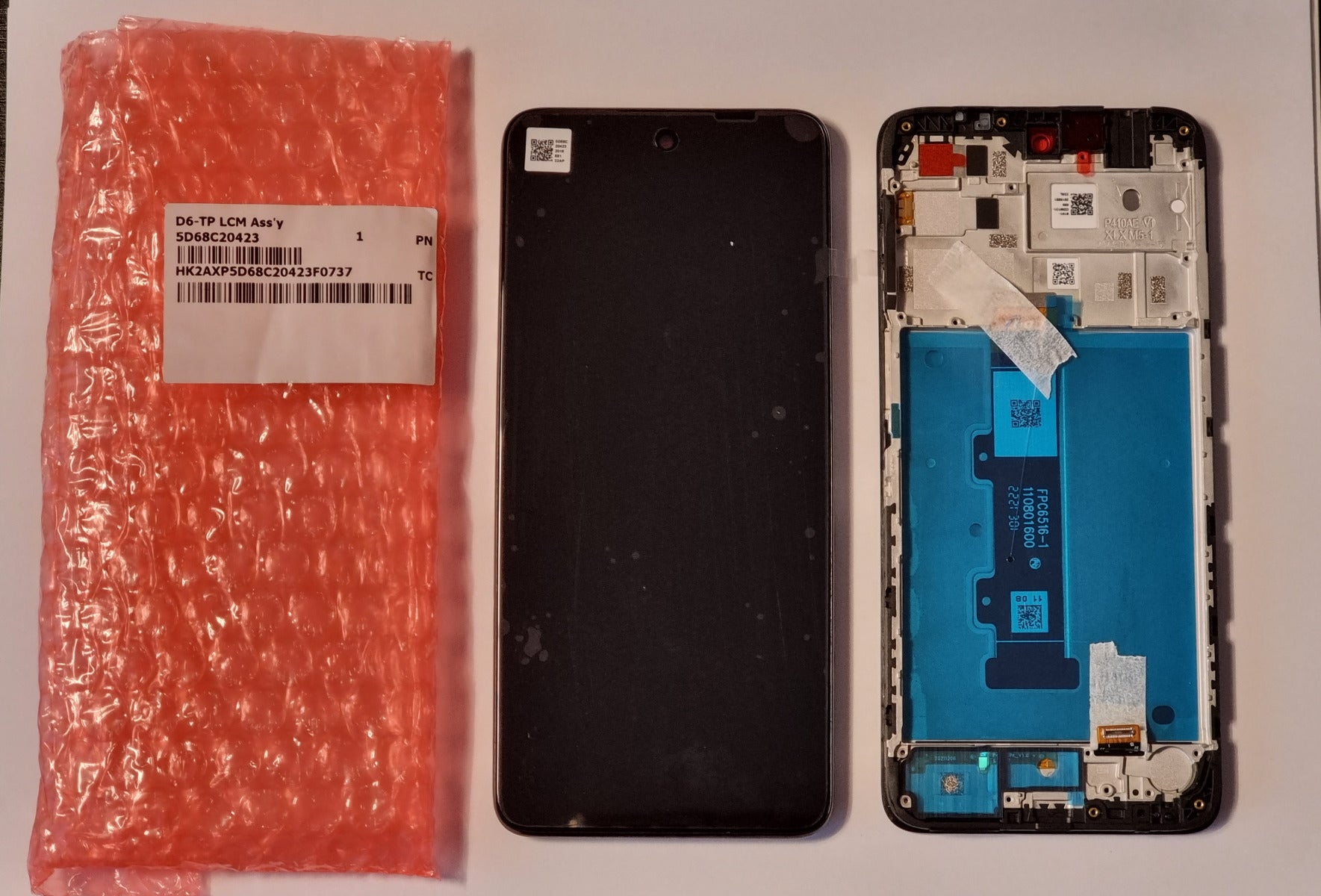 Motorola G22 XT2231 Lcd Touch Screen Display Complete Original Genuine Black Replacement
