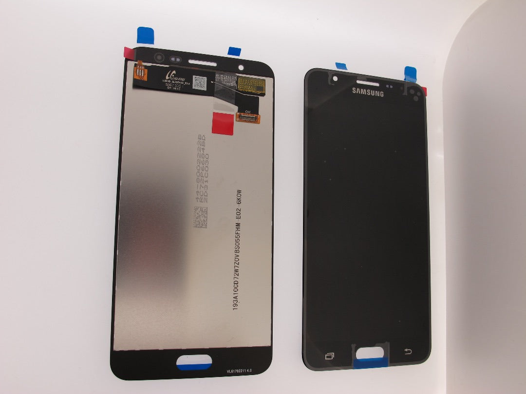 Samsung Galaxy J7 Prime On7 SM-G610F Lcd Touch Screen Display Complete Original Genuine Black Replacement