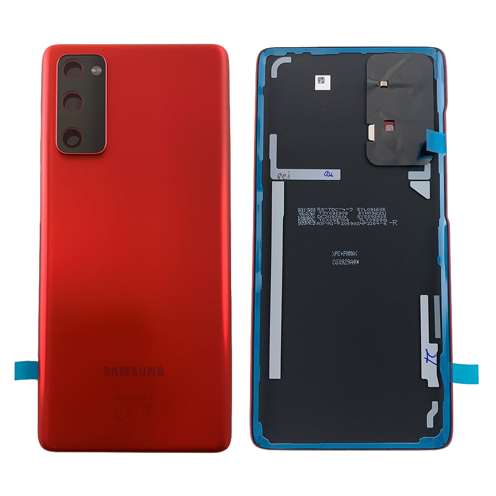 Samsung Galaxy S20 FE SM-G780F G781 Battery Cover Back Housing Fascia 100% Original Genuine From Samsung UK Cloud Red