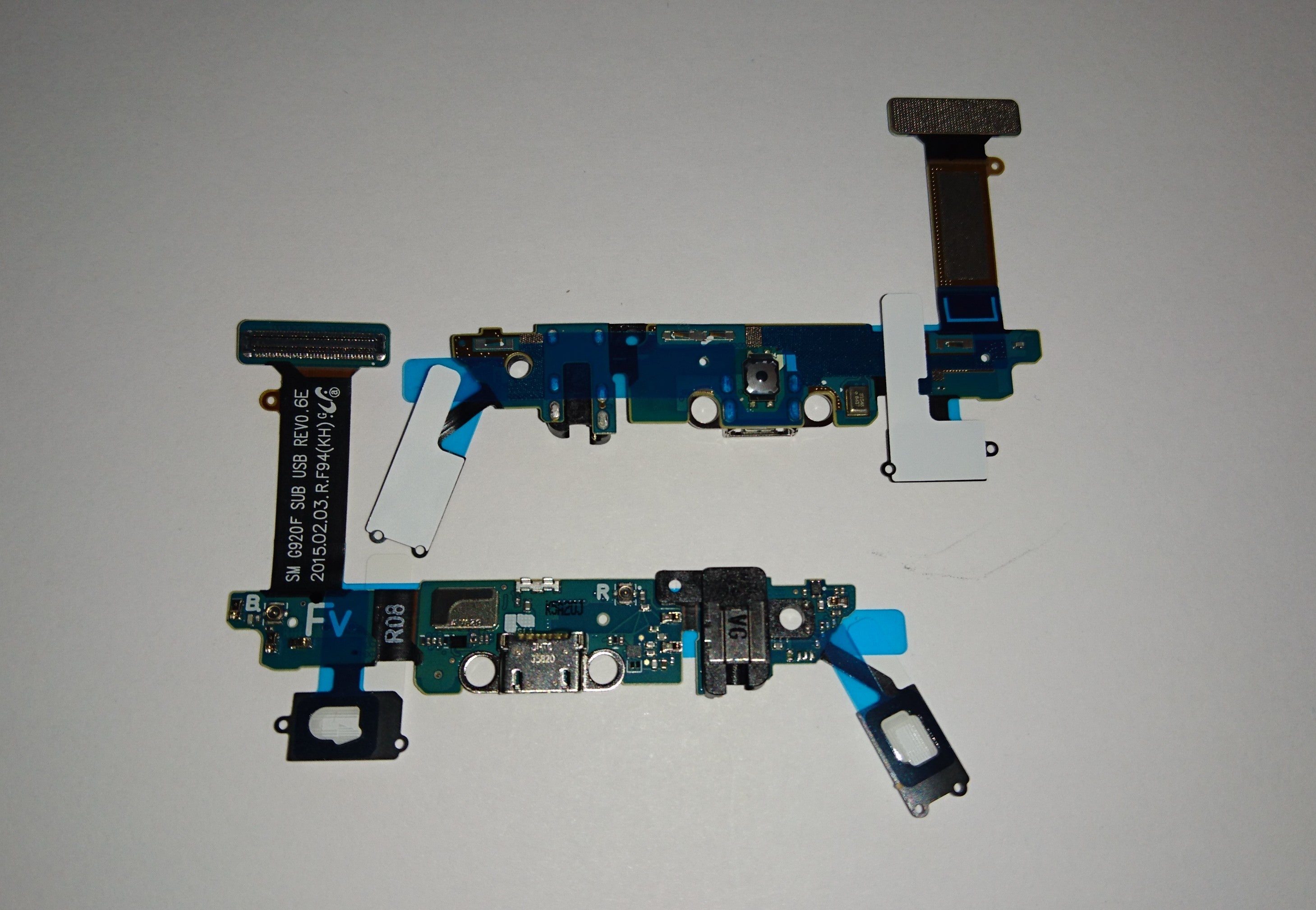 Samsung Galaxy S6 SM-G920F Charging Port Cable Keypad Membrane Flex Microphone Usb Original Genuine