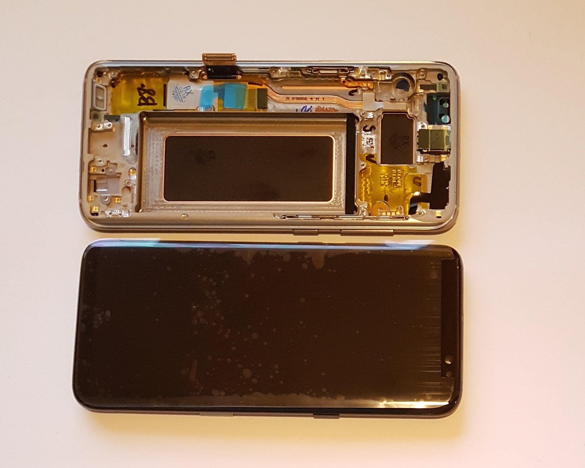 Samsung Galaxy S8 SM-G950F Lcd Touch Screen Display Complete Original Genuine Black Silver Gold With Frame