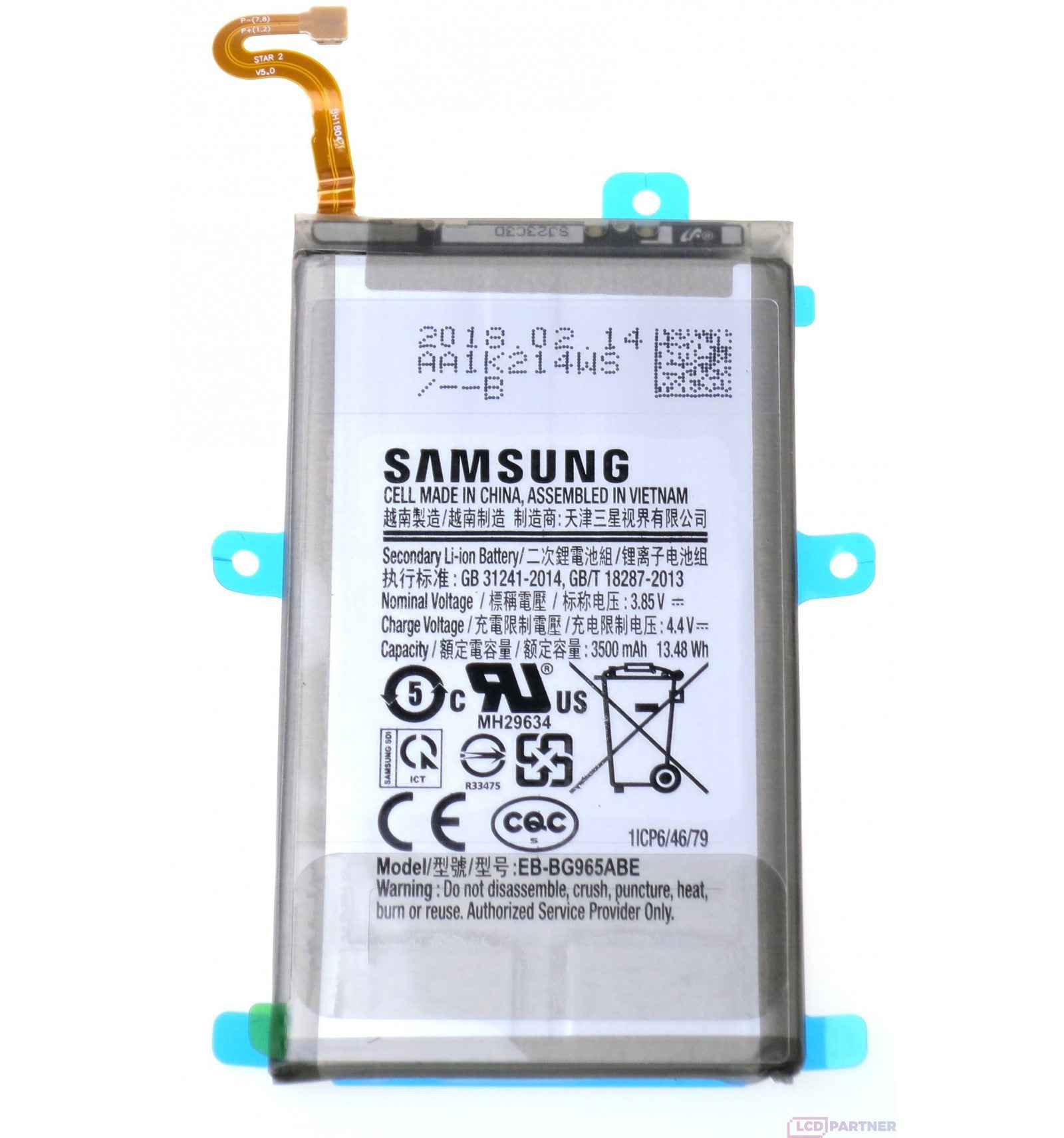 Samsung Galaxy S9+ S9 Plus G965F Battery 3500 mAh 100% Original Genuine Replacement Bought From Samsung UK Service