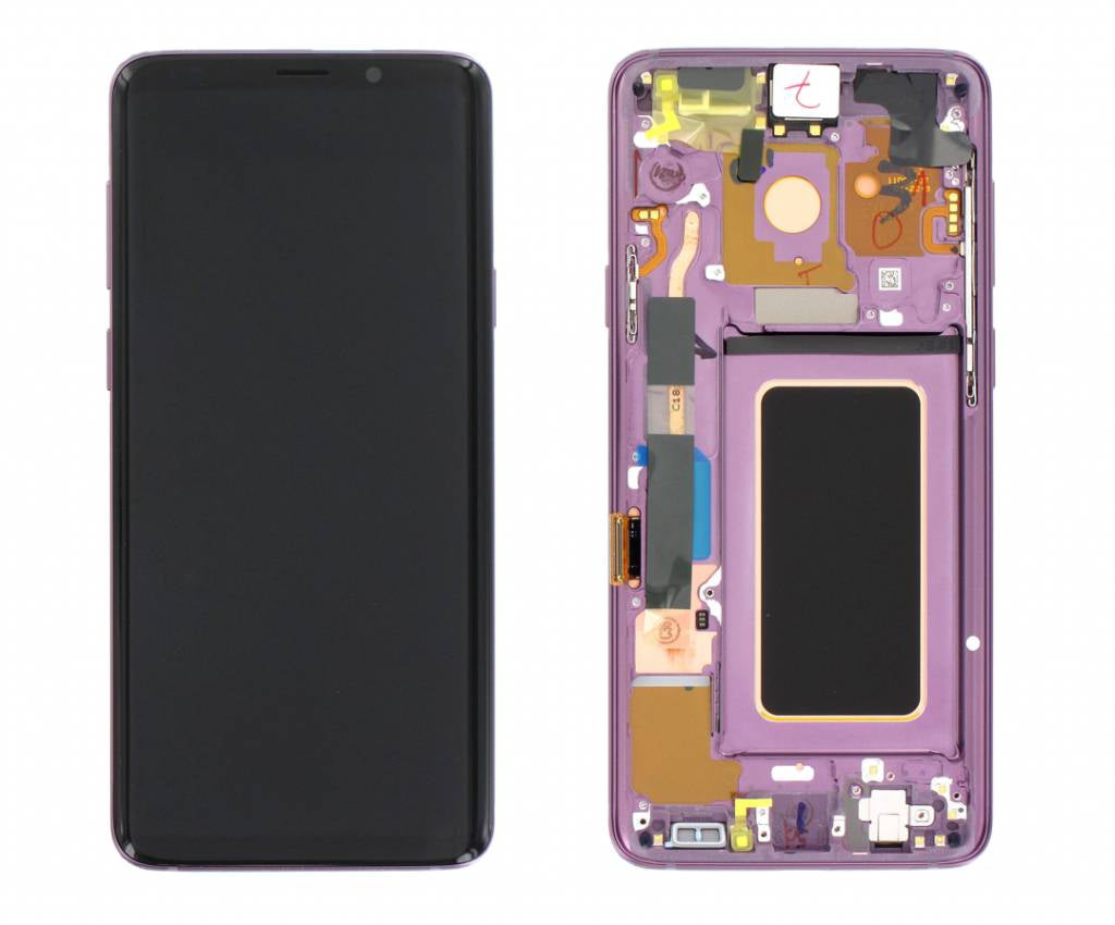 Samsung Galaxy S9+ SM-G965F S9 Plus Lcd Touch Screen Display Complete Original Genuine Lilac Purple With Frame