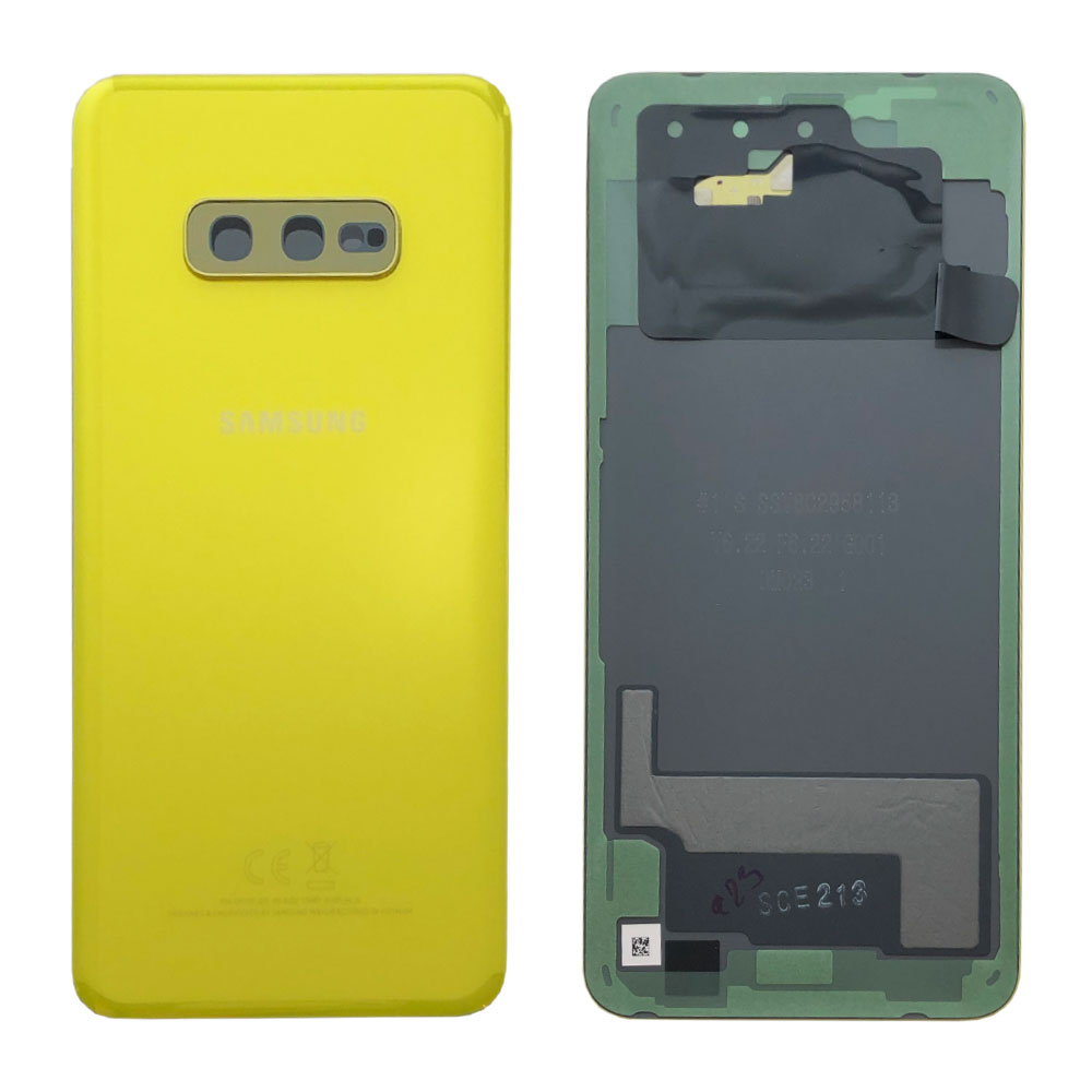 Samsung Galaxy S10E G970F Battery Cover Back Housing Fascia 100% Original Genuine From Samsung UK Canary Yellow