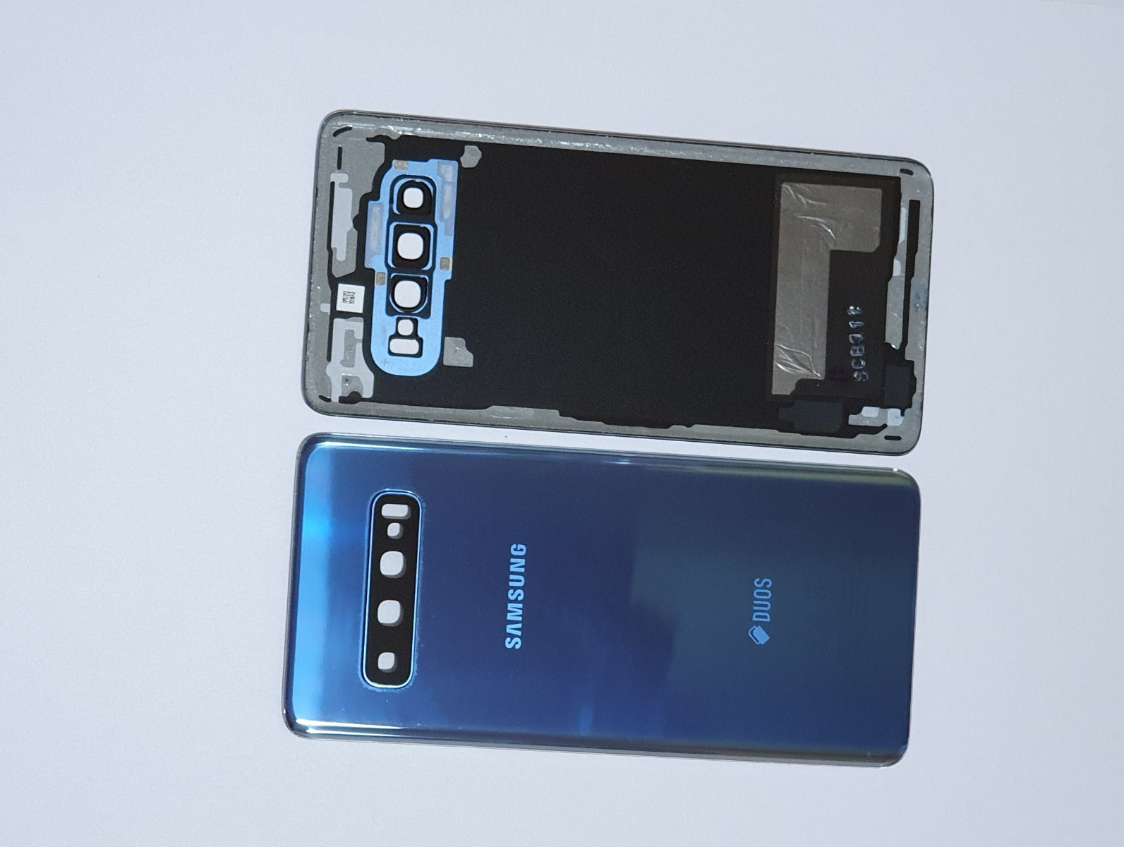 14 DAY Samsung Galaxy S10 G973F Battery Cover Back Housing Fascia 100% Original Genuine From Samsung UK Prism Blue LIKE NEW